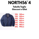 North 56°4 piumino taglie forti uomo colore blu 93101B