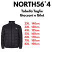 North 56°4 piumino taglie forti uomo colore nero 23301B/0580