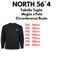 North 56°4 maglia manica lunga taglie forti uomo colore nero 33345