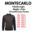 Montecarlo maglia serafino in cotone invernale taglie forti uomo colore blu  36314/752