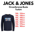 Jack & Jones maglia girocollo taglie forti uomo colore blu navy 12247989
