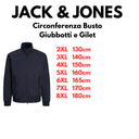 Jack & Jones bomber  taglie forti uomo colore blu navy 12259488