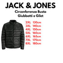 Jack & Jones piumino 100 grammi taglie forti uomo colore nero 12194740