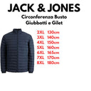 Jack & Jones piumino  taglie forti uomo colore blu 12217853