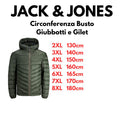 Jack & Jones piumino 100 grammi taglie forti uomo colore verde 12214531