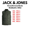 Jack & Jones 100 grammi smanicato taglie forti uomo colore verde 12194739