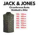 Jack & Jones 100 grammi smanicato taglie forti uomo colore verde 12214533