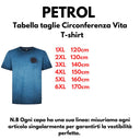 Petrol t-shirt taglie forti uomo colore blu M-1050/5178