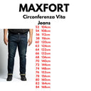 Maxfort jeans 5 tasche taglie forti uomo colore blu Bono
