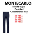 Redpoint pantalone cinque tasche taglie forti uomo colore blu 80160/0800