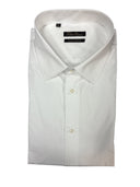 Fabio Rossi camicia manica lunga cotone  taglie forti uomo colore bianco fr205/001