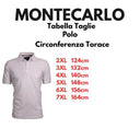 Montecarlo polo mezza manica taglie forti uomo colore bianco 3534/001