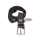 Antonio De Patrizi cintura in elastico Made in Italy taglie forti uomo colore marrone
