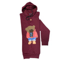 Maxfort Easy felpa con cappuccio taglie forti uomo colore bordeaux 36809370