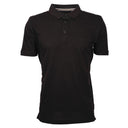 Montecarlo polo mezza manica taglie forti uomo colore nero 3534/100