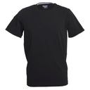 Montecarlo maglia girocollo mezza manica taglie forti uomo colore nero 3510/100