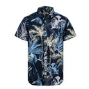 Jack & Jones camicia mezza manica taglie forti uomo colore fantasia blu 12270012