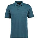 Ragman polo mezza manica taglie forti uomo colore verde scuro 540391/357