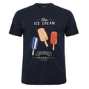North Latitude t-shirt taglie forti uomo colore blu 51330