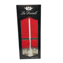 La Ducale bretelle taglie forti uomo colore rosso 936/GL 015