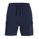 Jack & Jones bermuda cotone taglie forti uomo colore blu navy 12275826