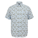 North Latitude camicia manica corta taglie forti uomo colore azzurro 51111/0520
