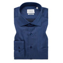 Eterna camicia manica lunga  taglie forti uomo colore blu 4203/07/E19K