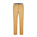 Club of Comfort pantaloni taglie forti uomo colore ocra Marvin 7907/85