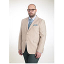 Lino Clemente giacca elegante taglie forti uomo colore beige Vespa 25148/2288