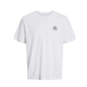Jack & Jones maglia mezza manica taglie forti uomo colore bianco 12275788