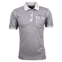 Montecarlo polo mezza manica taglie forti uomo colore grigio 24814/600