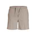 Jack & Jones bermuda misto lino  taglie forti uomo colore beige 12237560