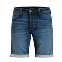 Jack & Jones bermuda taglie forti uomo colore blu denim 12274050