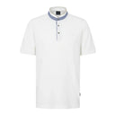 Bugatti polo coreana taglie forti uomo colore bianco 75003C/10