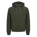 Jack & Jones giacchino con cappuccio taglie forti uomo colore verde scuro 12236331