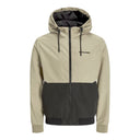 Jack & Jones giacchino con cappuccio taglie forti uomo colore beige 12243517