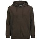 Jack & Jones felpa con cappuccio e zip intera taglie forti uomo colore marrone 12250596
