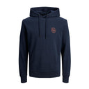 Jack & Jones felpa con cappuccio taglie forti uomo colore blu 12205288