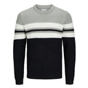 Jack & Jones maglione girocollo taglie forti uomo colore grigio 12263983