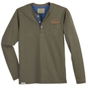 Redfield maglia serafino manica lunga taglie forti uomo colore verde 3043/27