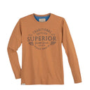 Redfield maglia girocollo manica lunga taglie forti uomo colore coccio 3040/25