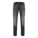 Jack & Jones jeans elasticizzato con strappi taglie forti uomo colore nero 12219580