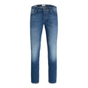 Jack & Jones jeans elasticizzato taglie forti uomo colore blu denim Glenn 12231830