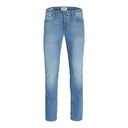 Jack & Jones jeans elasticizzato taglie forti uomo colore blu denim Glenn 12231831