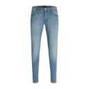 Jack & Jones jeans elasticizzato taglie forti uomo colore blu denim Tim 12227707