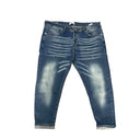 Cianotic jeans con strappi taglie forti uomo colore blu Brando 20195