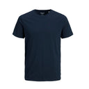 Jack & Jones maglia mezza manica taglie forti uomo colore blu navy 12158482