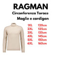 Ragman dolcevita in misto Cashmere taglie forti uomo colore sabbia 742470/820