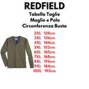Redfield maglia serafino manica lunga taglie forti uomo colore verde 3043/27