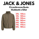 Jack & Jones 100 grammi taglie forti uomo colore fango 12258998
